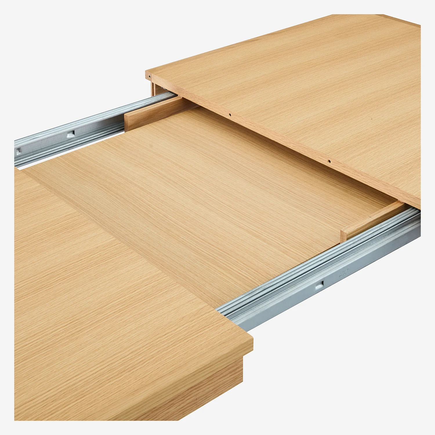 Table rectangulaire extensible en chêne - Design by Hélèna Pille - 10