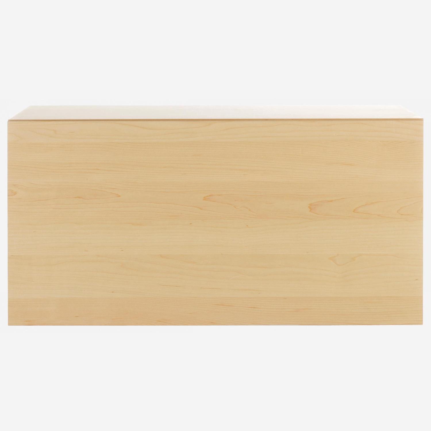 Grand caisson de rangement modulaire - Bois clair