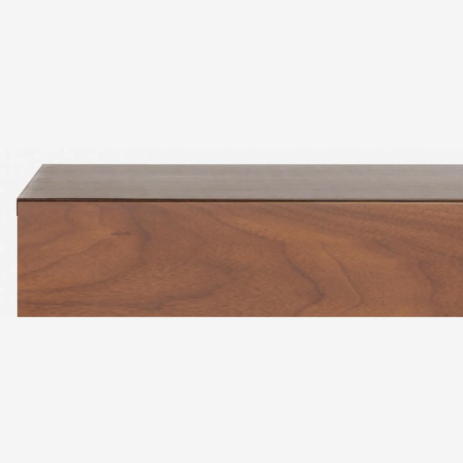 Petit caisson de rangement modulaire - Bois foncé