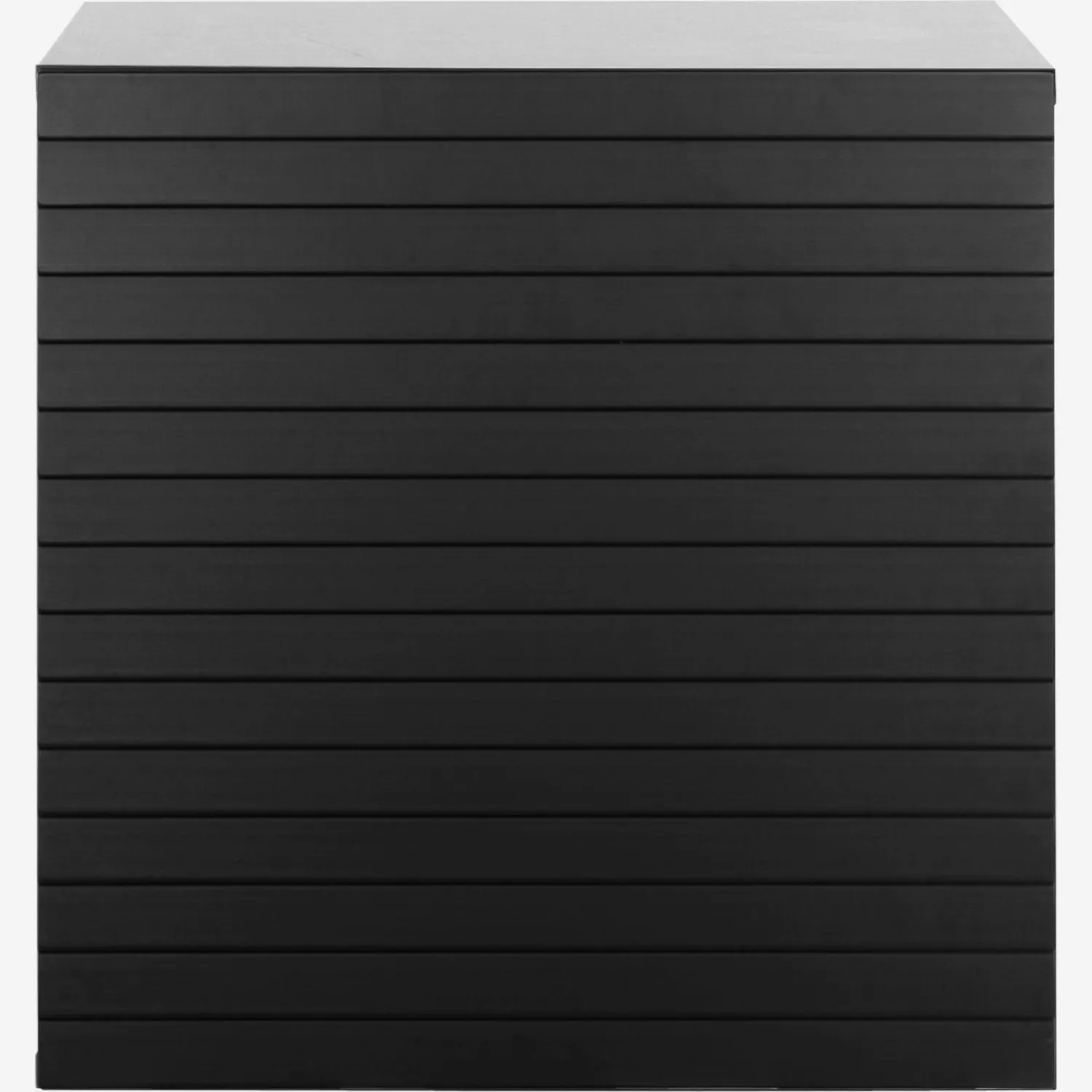 Petit caisson de rangement modulaire à lattes - Anthracite