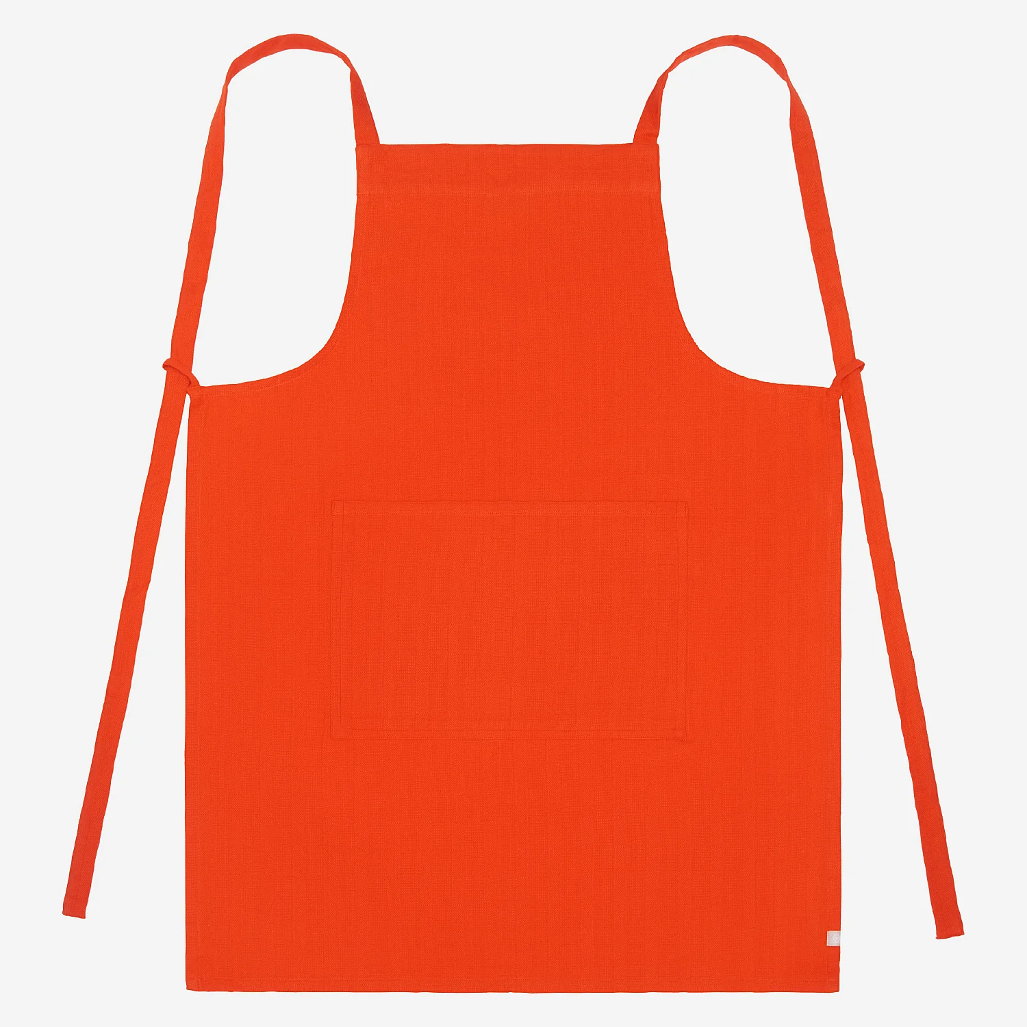Apron made of cotton, red - 1