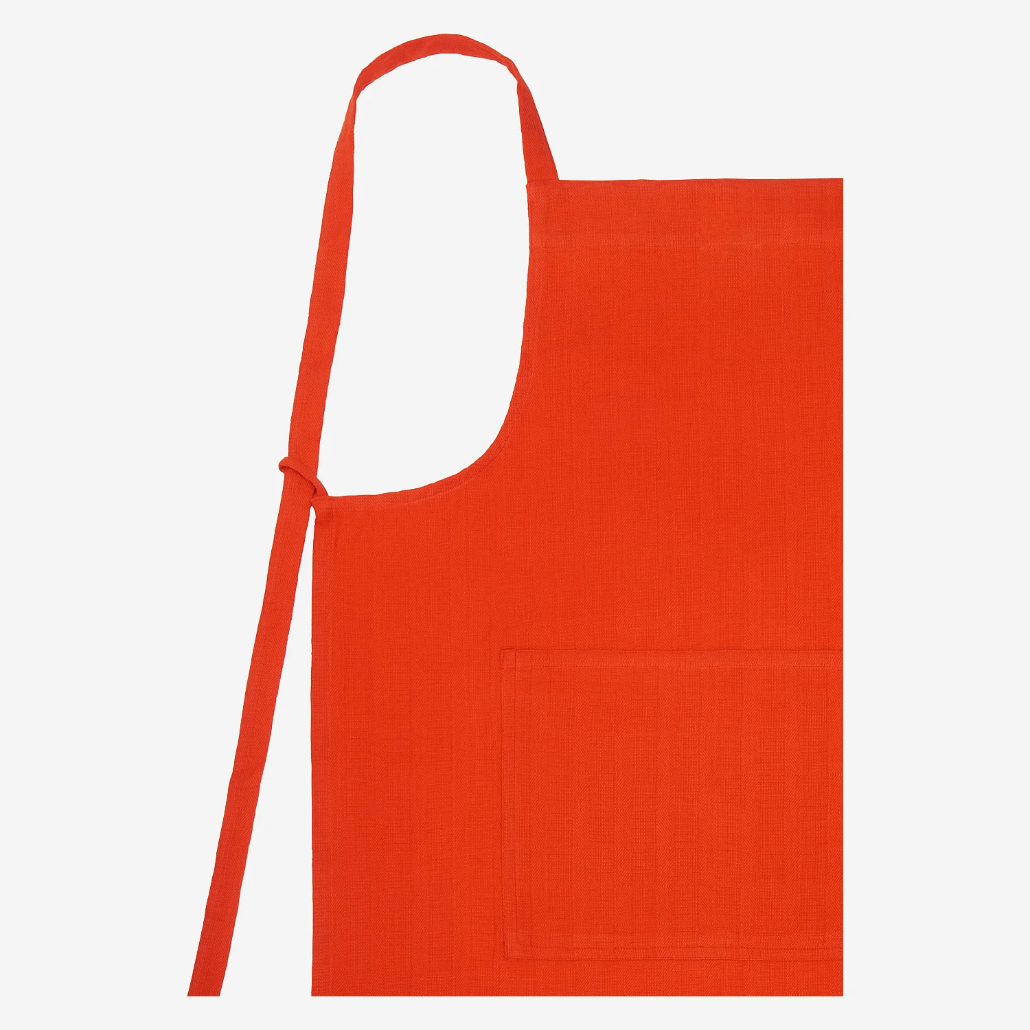 Apron made of cotton, red - 2