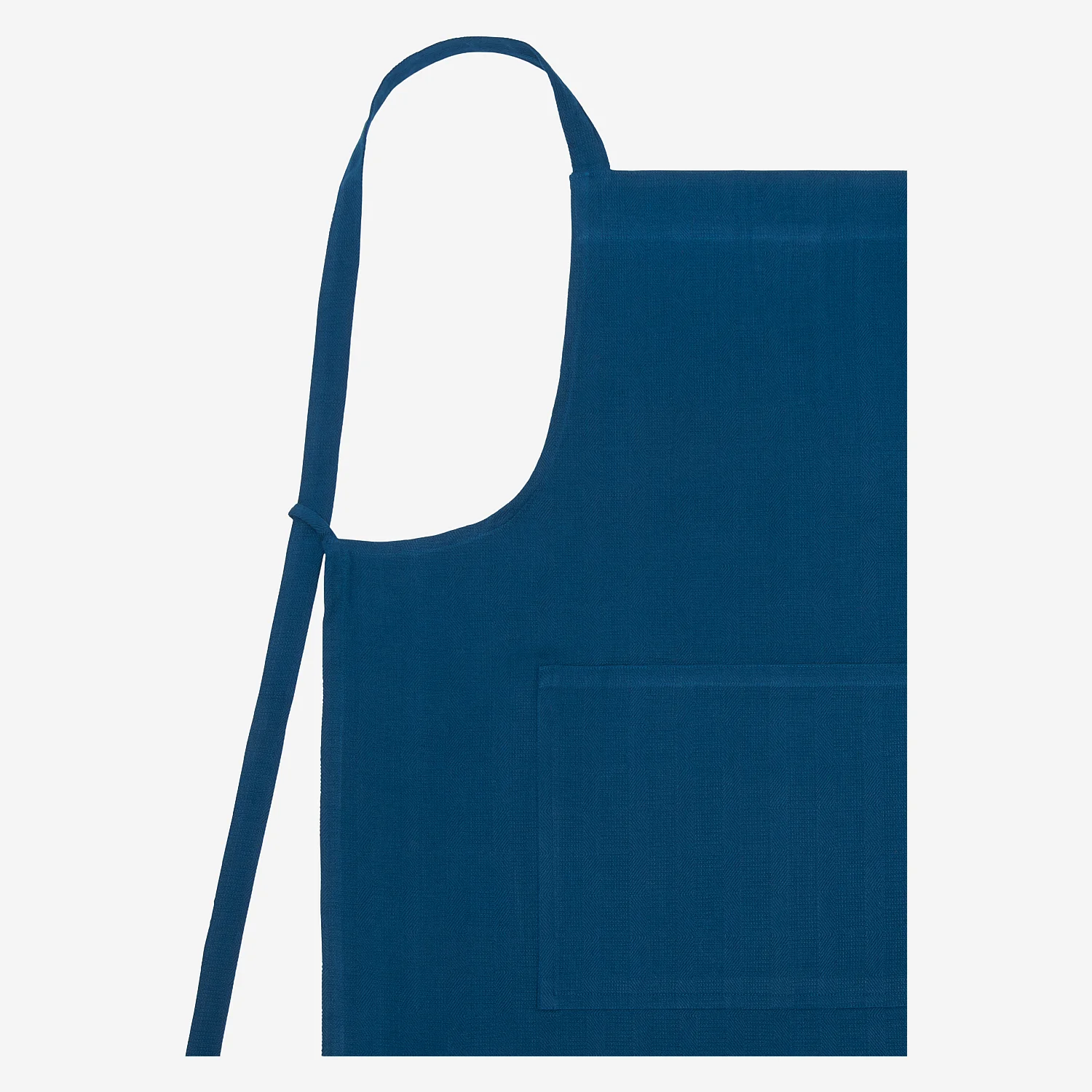 Schort van katoen kobaltblauw - 2