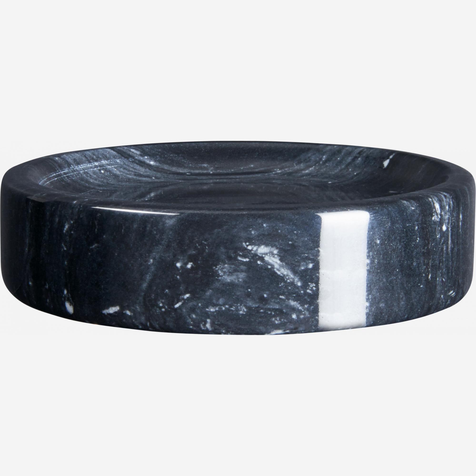 Marble soap dish - Black