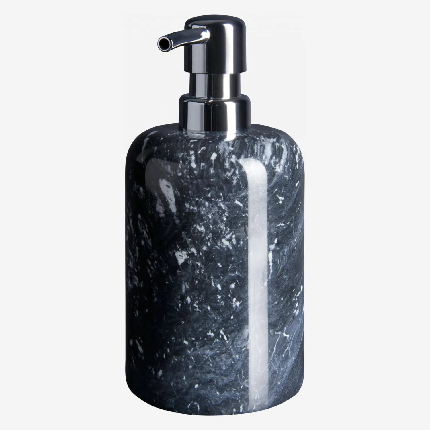 Distributore di sapone in marmo nero - 1