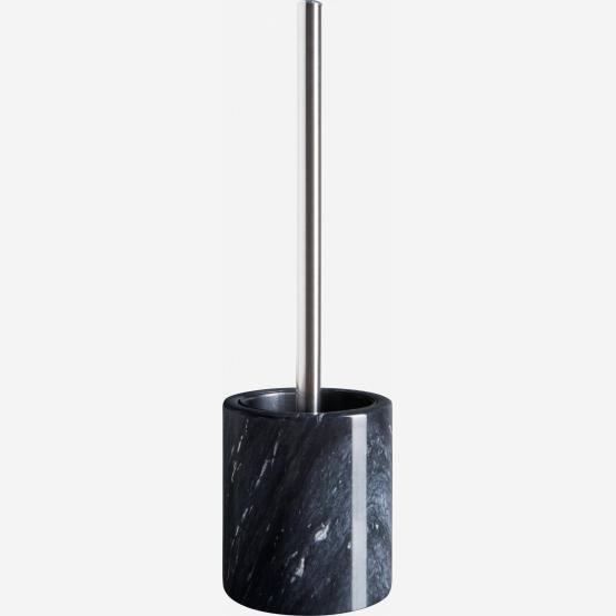 Marble toilet brush - Black