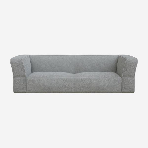 Canapé 3 places en tissu – Gris