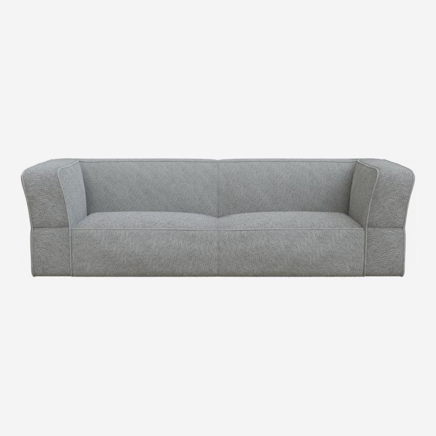 Grand canapé 3 places en tissu – Gris