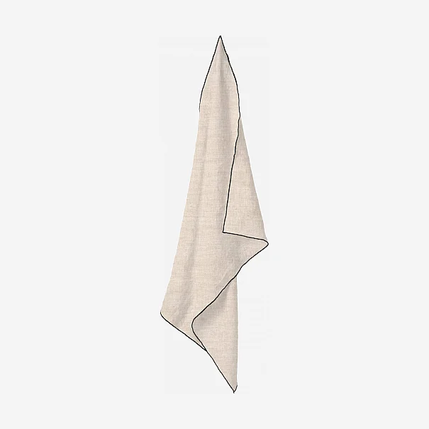 Torchon en lin - 50 x 70 cm - Naturel - 1