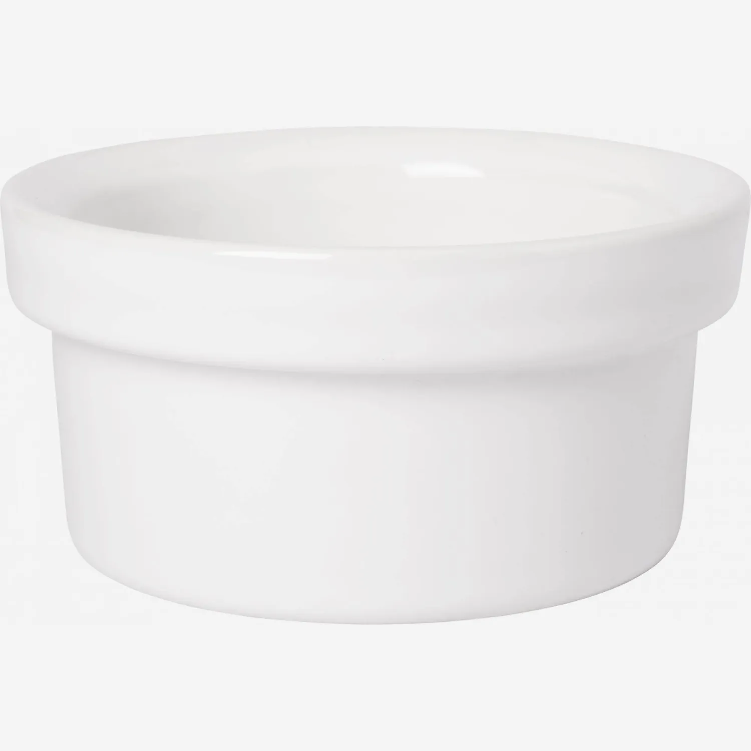 Ramequin en faïence - 10 cm - Blanc