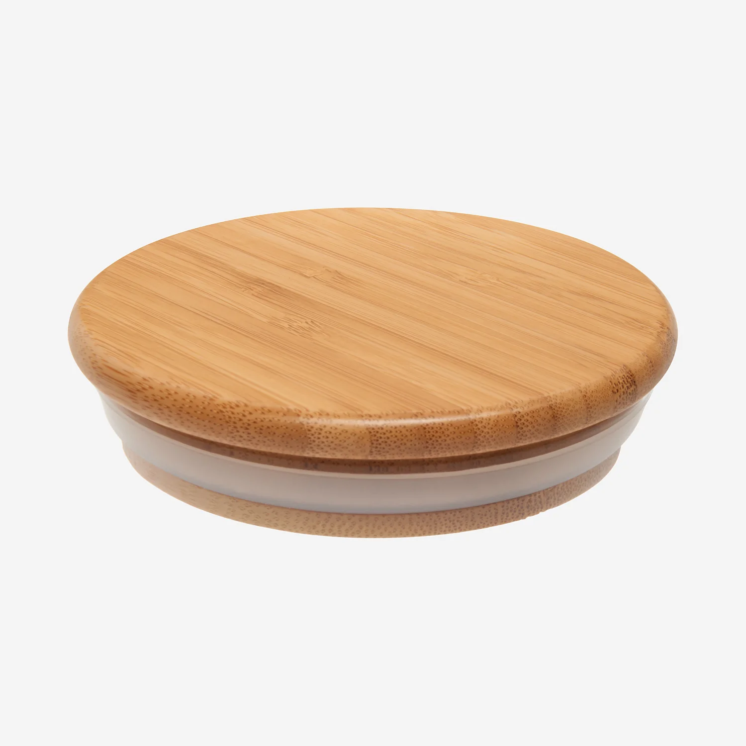 Bocal en verre et bambou - 10 x 8 cm - 4