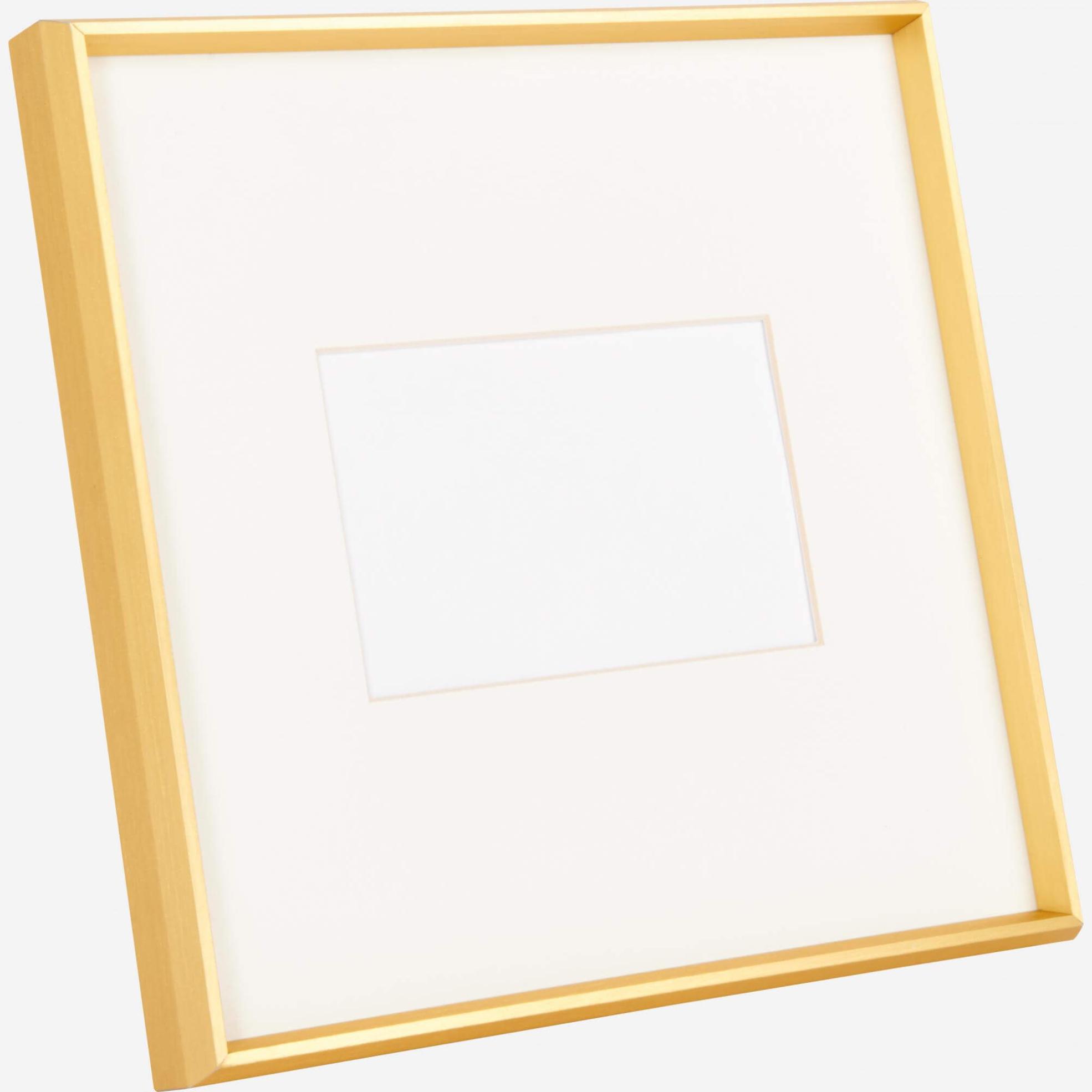 Photo frame made of metal 28X28, golden