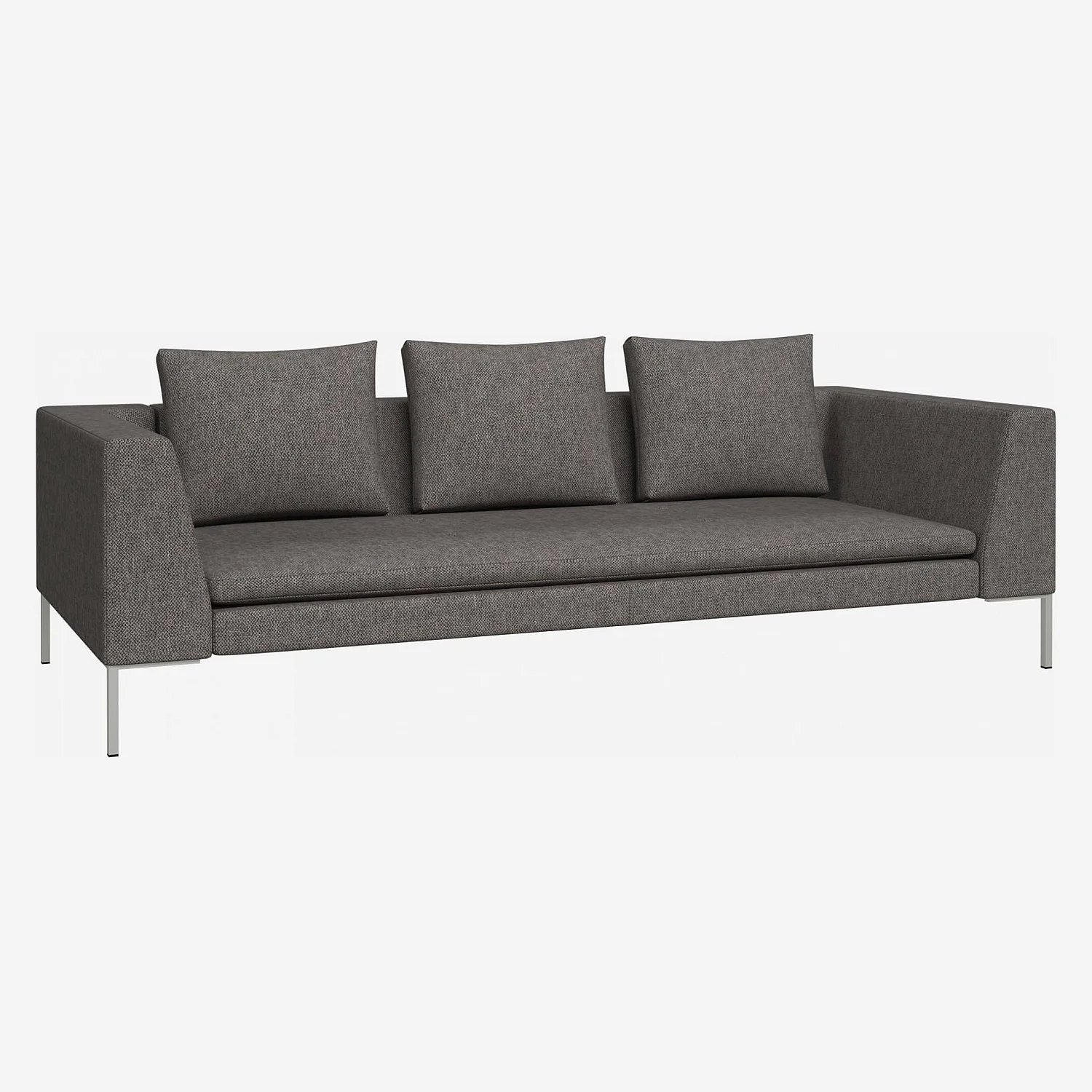 Canapé 3 places en tissu Bellagio - Gris nocturne - 2