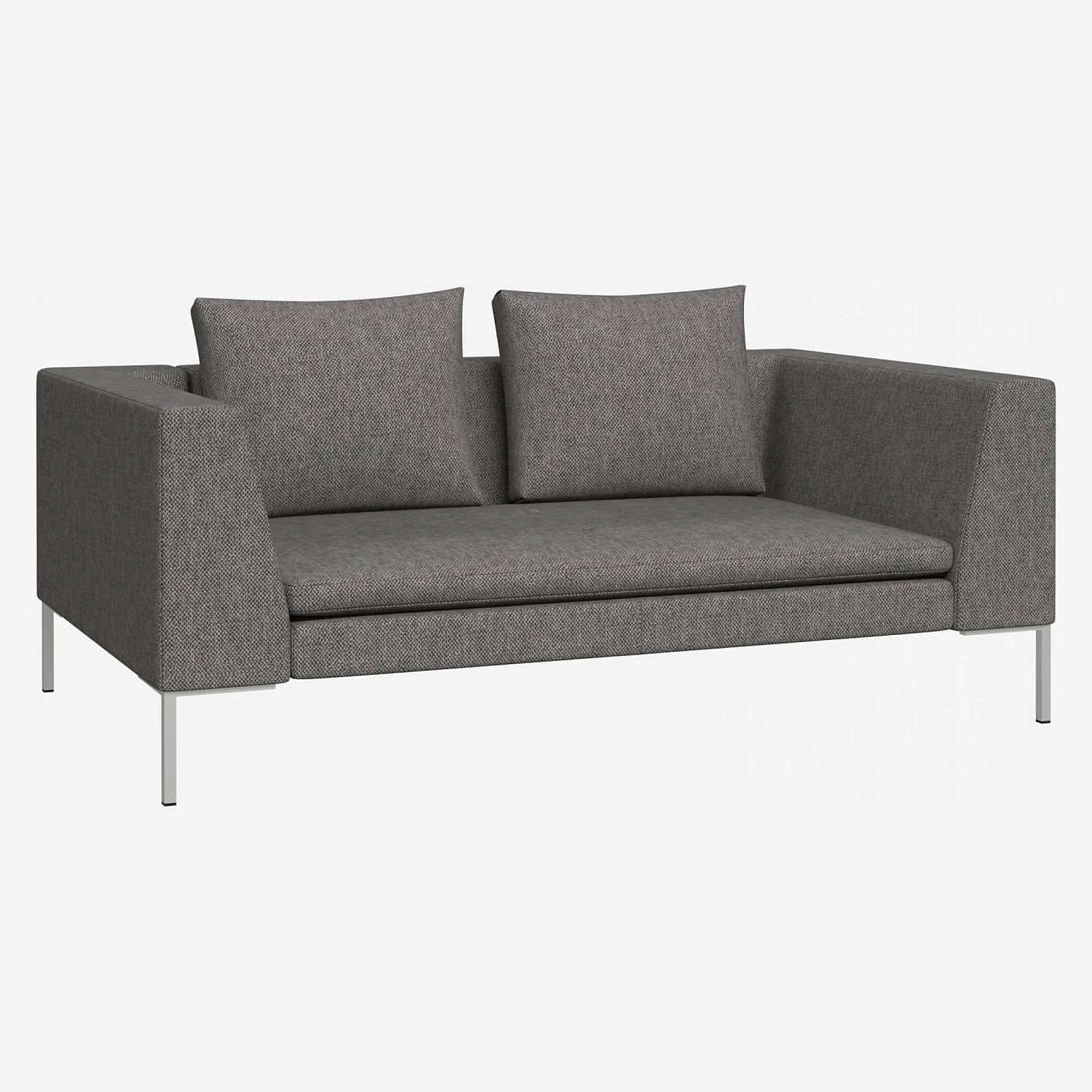 Canapé 2 places en tissu Bellagio - Gris nocturne - 2