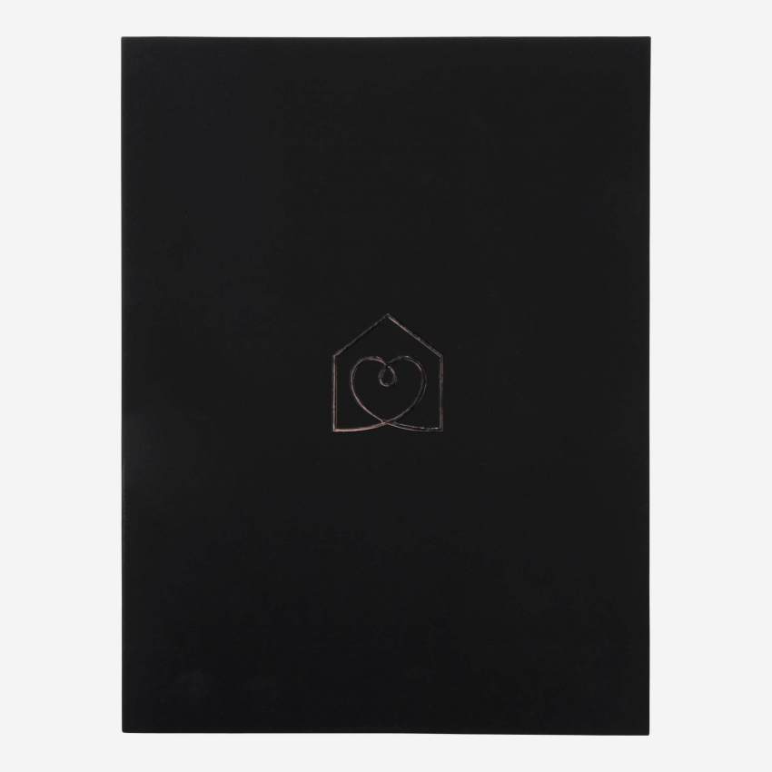 Carnet en papier - 96 pages - Noir