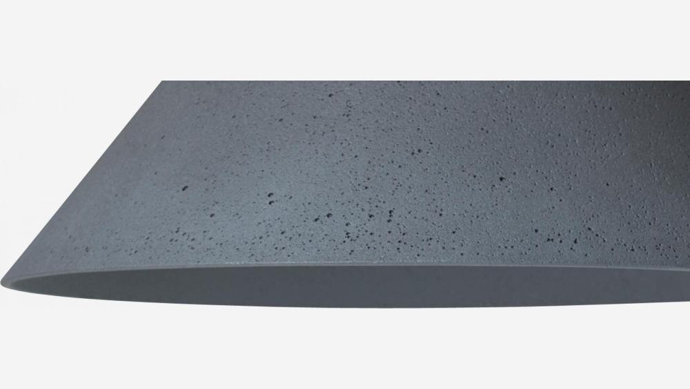 Hängeleuchte aus Sandstein - 30 x 24 cm - Grau 