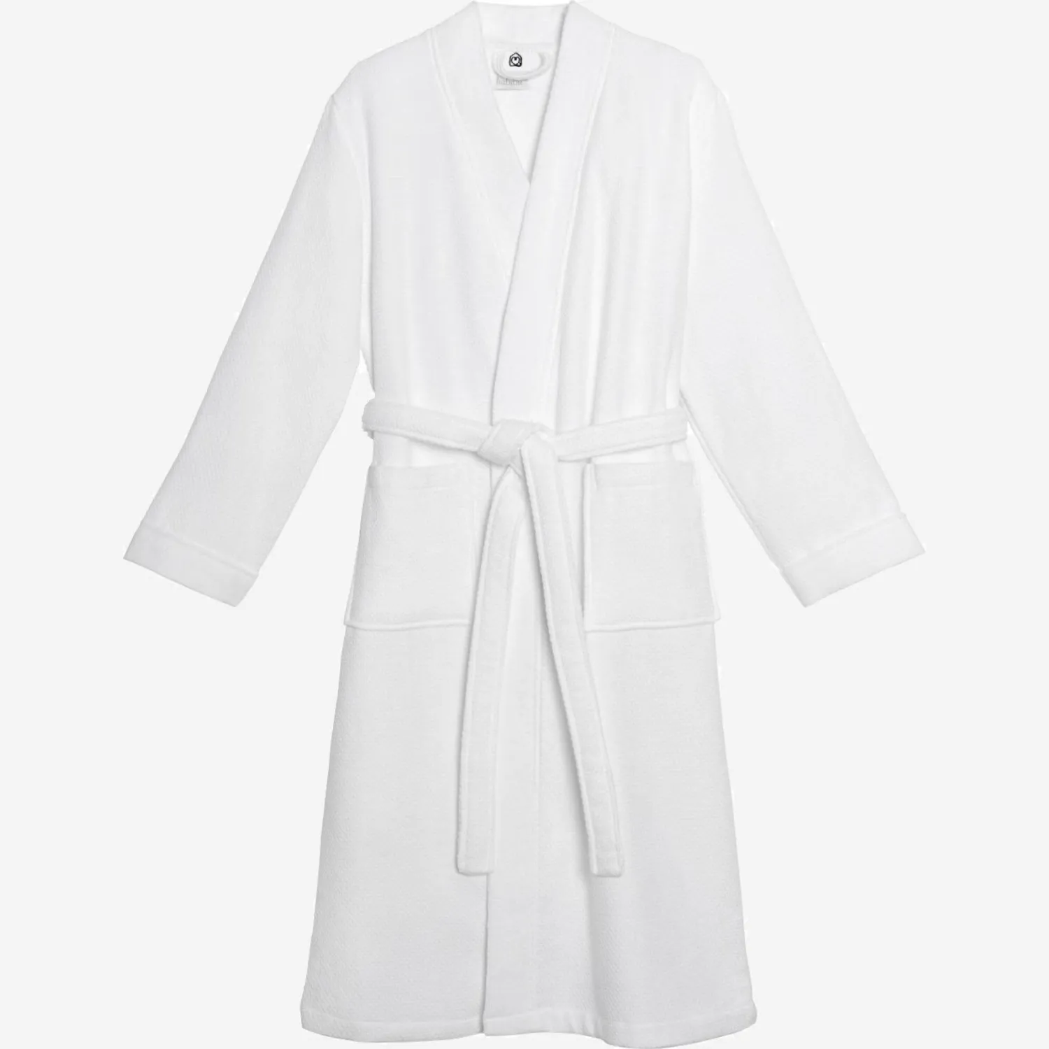 Peignoir en coton - Taille unique - Blanc