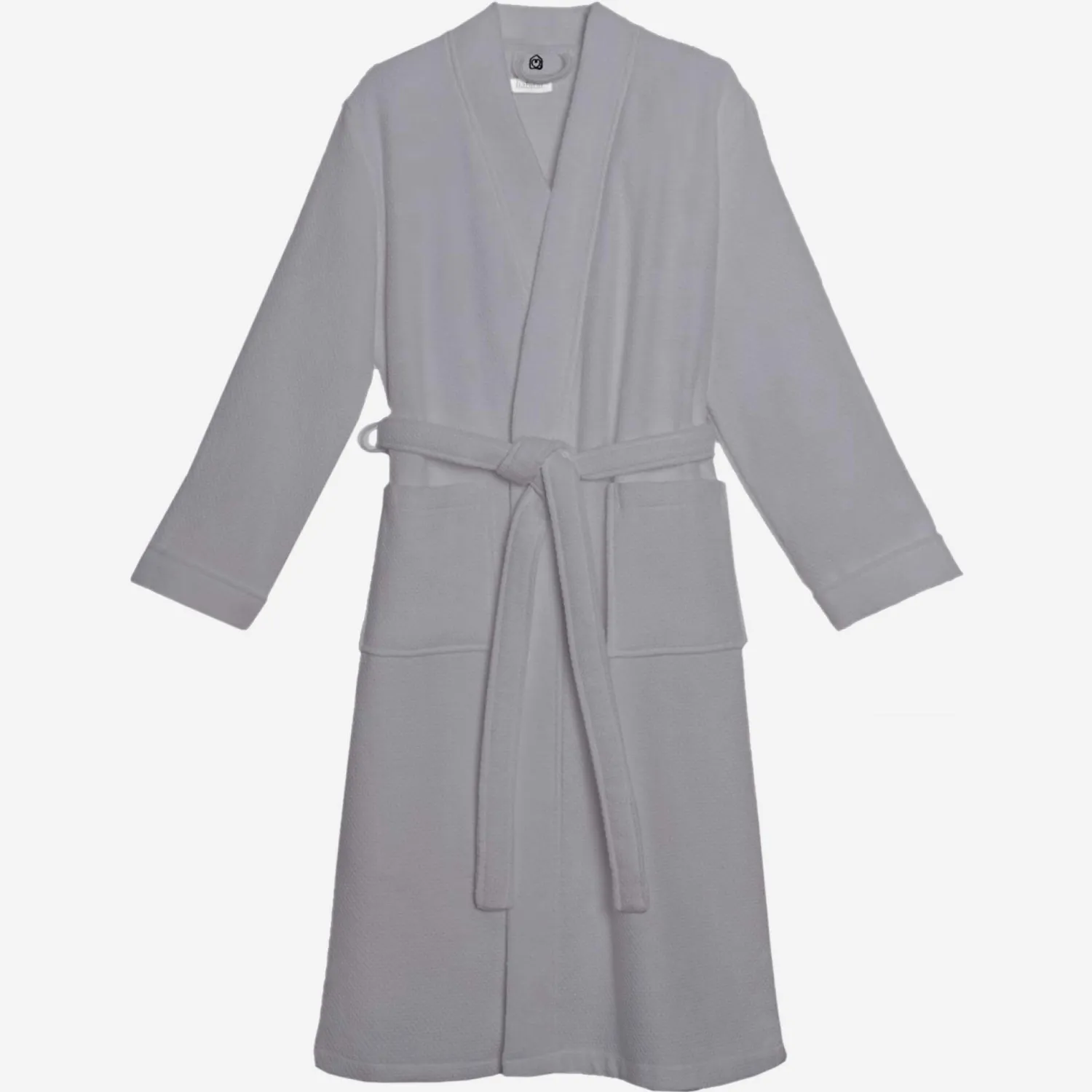 Peignoir en coton - Taille unique - Gris