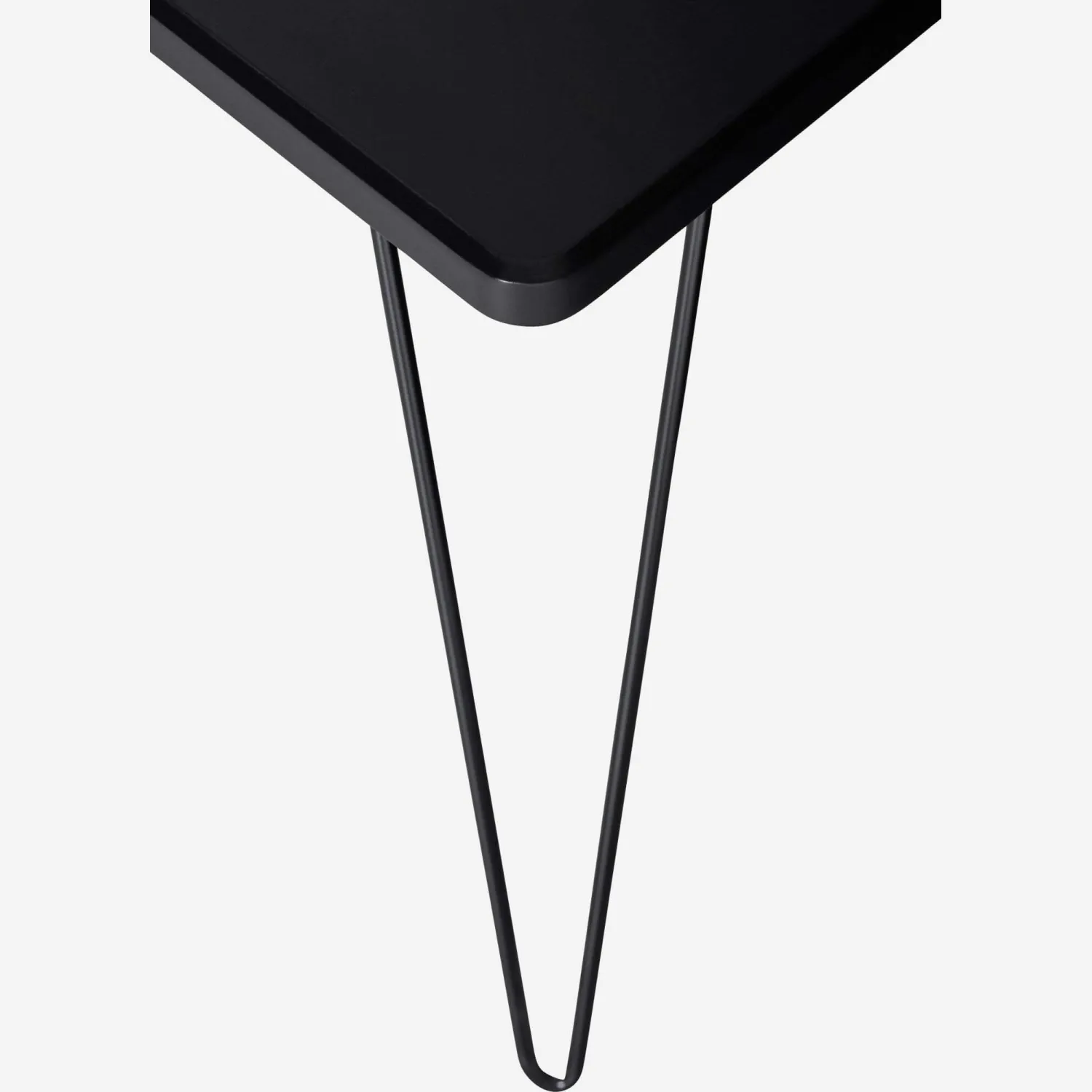 Table d'appoint laquée noire