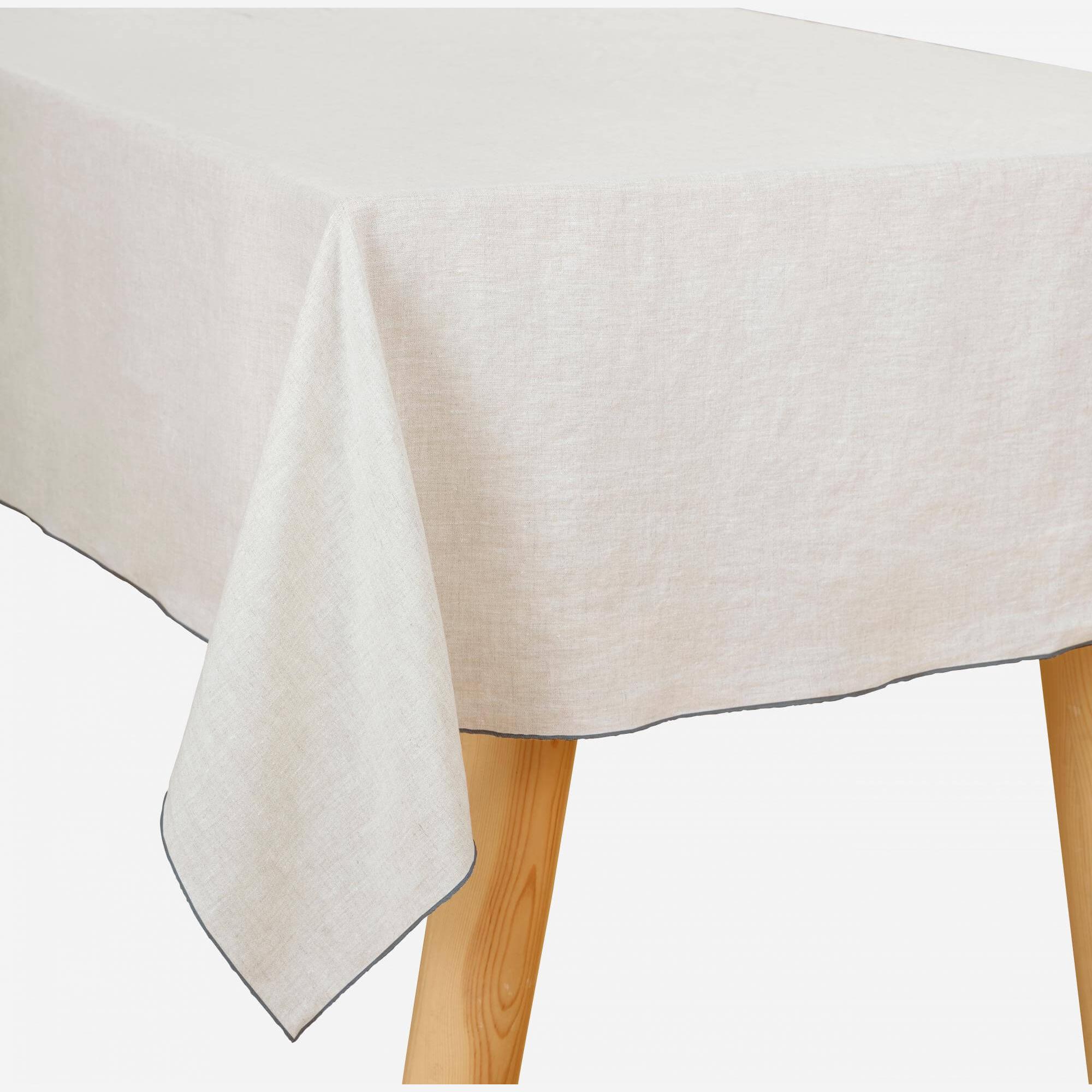 Linen tablecloth - 150 x 250 cm - Natural