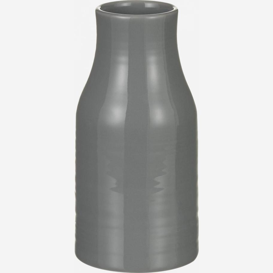 Stoneware Light Grey Vase M