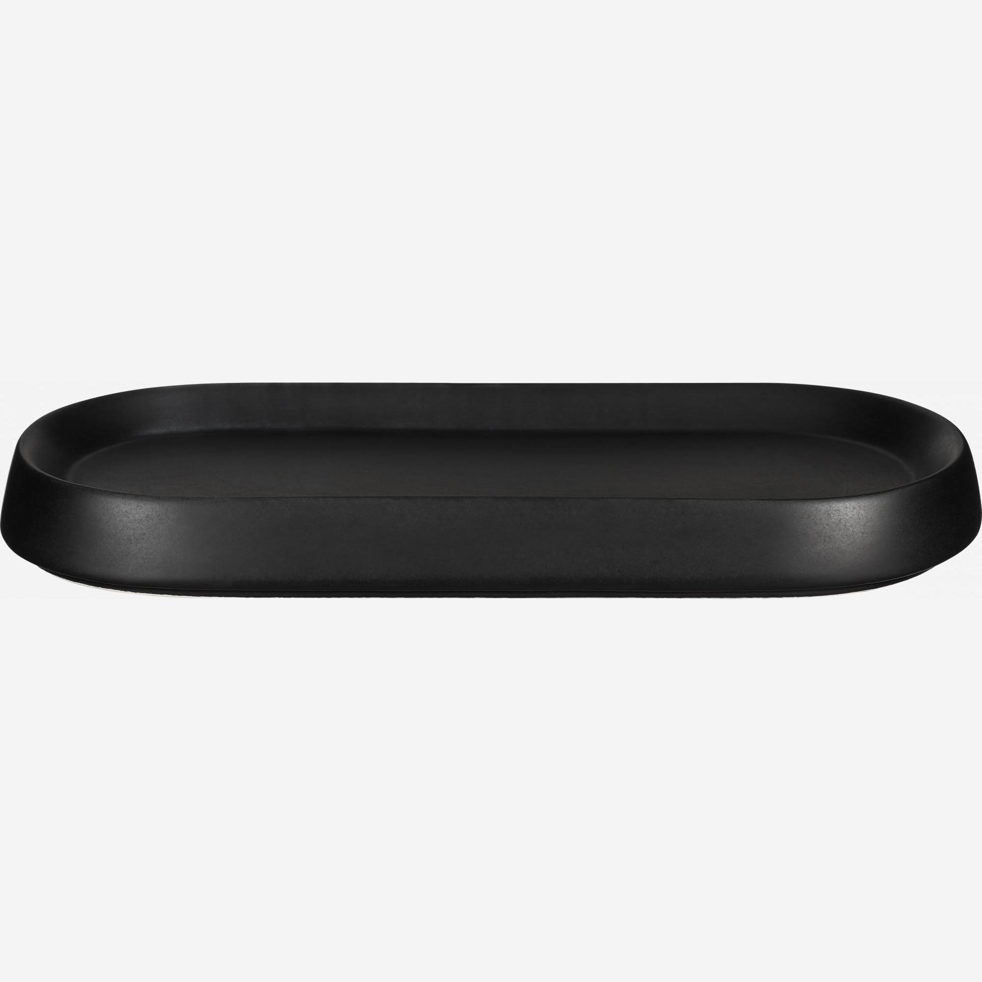 Oval Tray Black