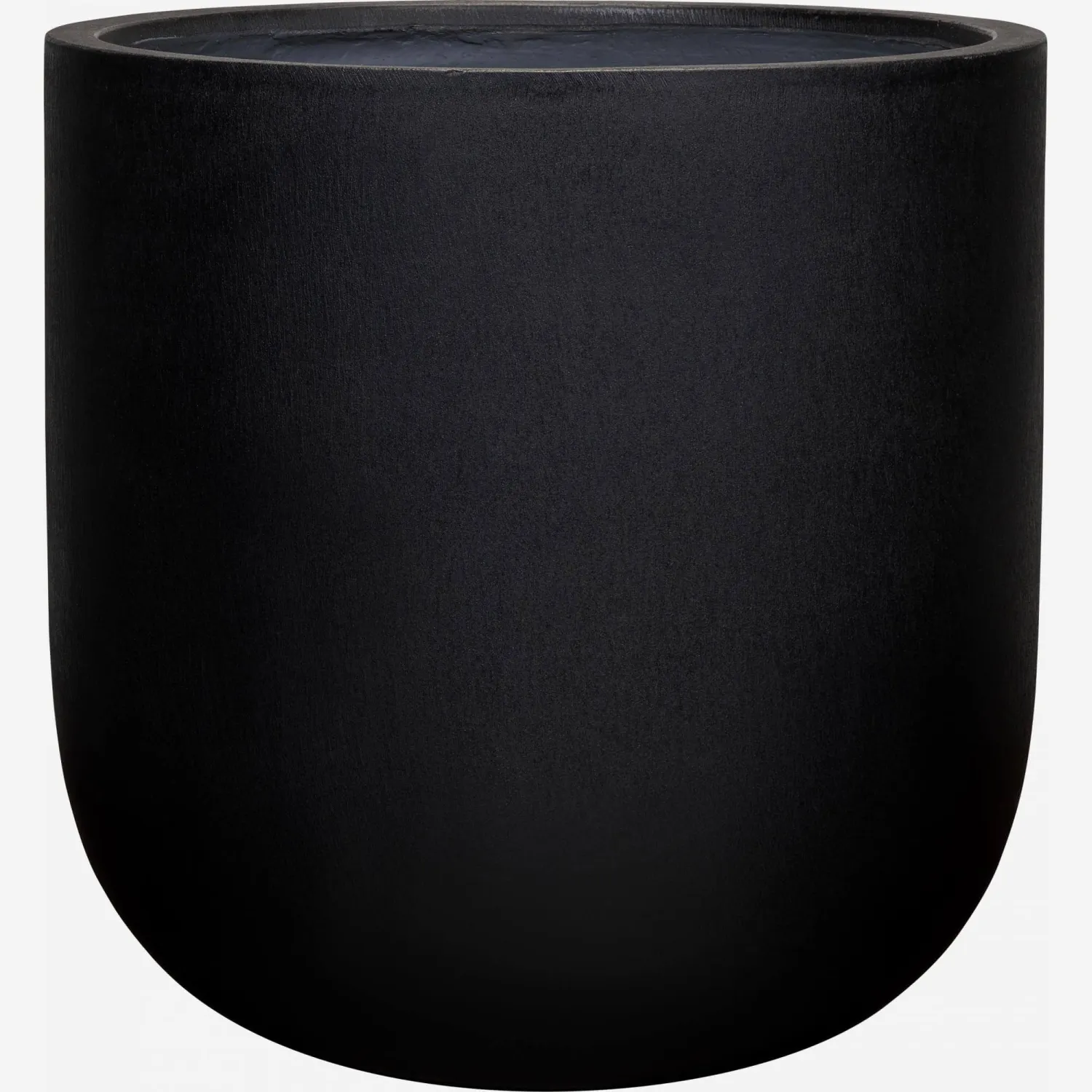 Cache-pot pour l'extérieur en ficonstone - Taille L - noir
