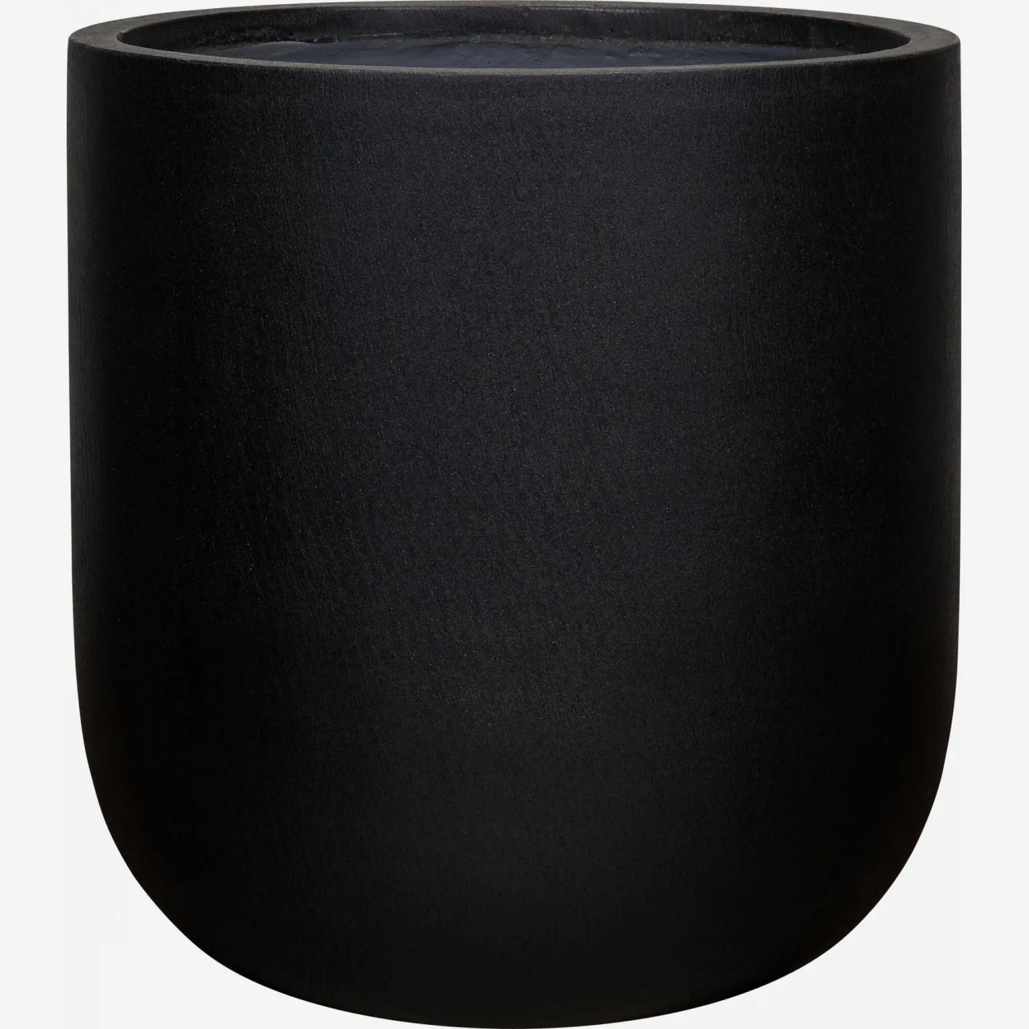 Cache-pot pour l'extérieur en ficonstone - Taille M - noir