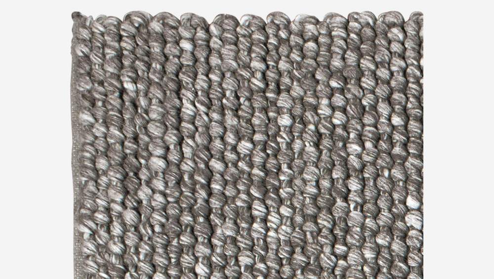 Handgeknüpfter Teppich, 170x240, grau