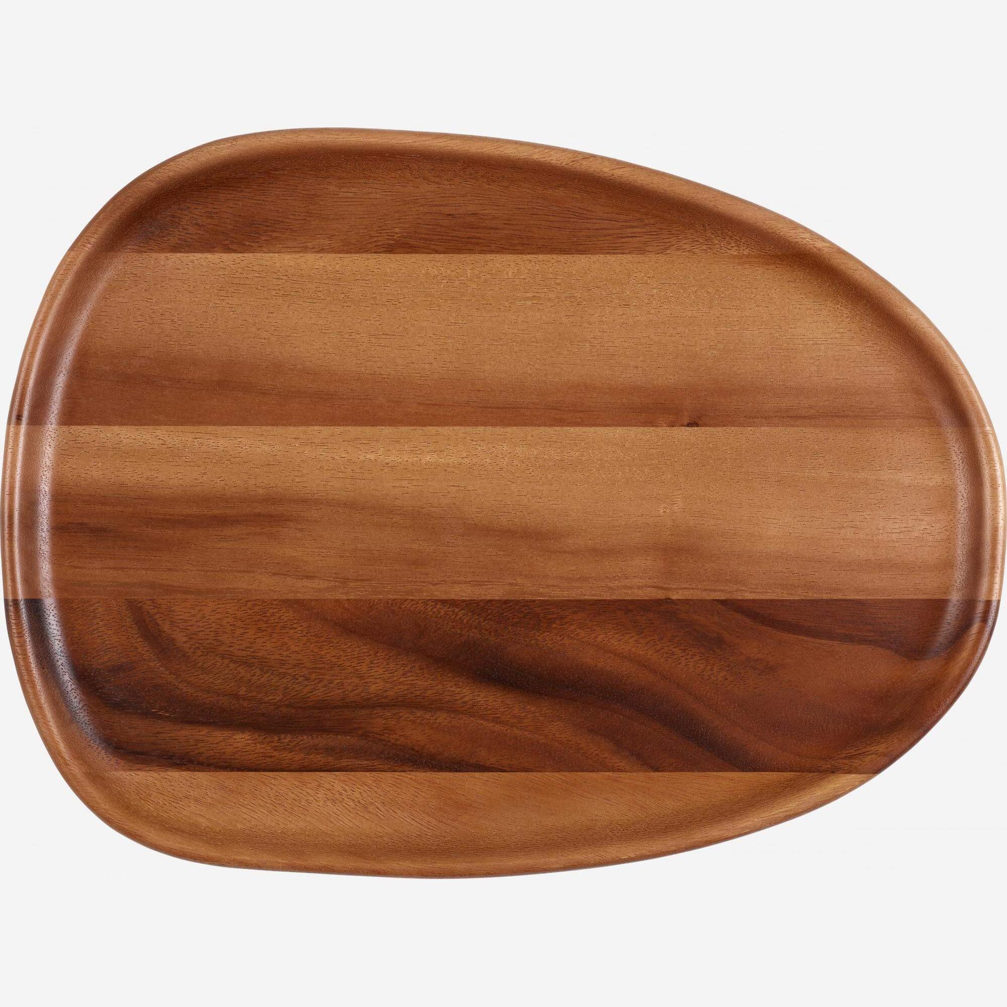 Acacia wood serving dish - 40 cm