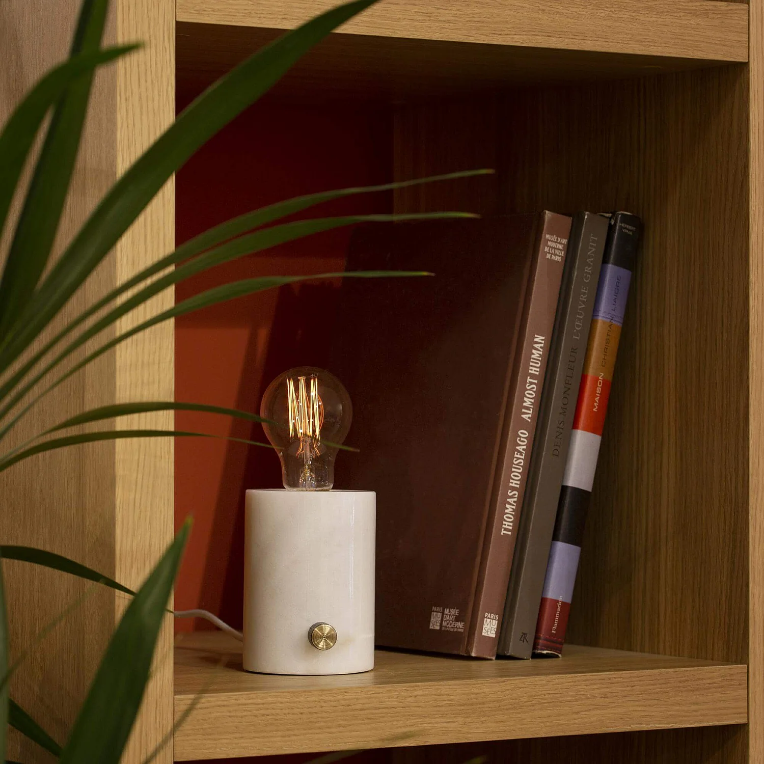 Lampe de table - Marbre blanc - 3