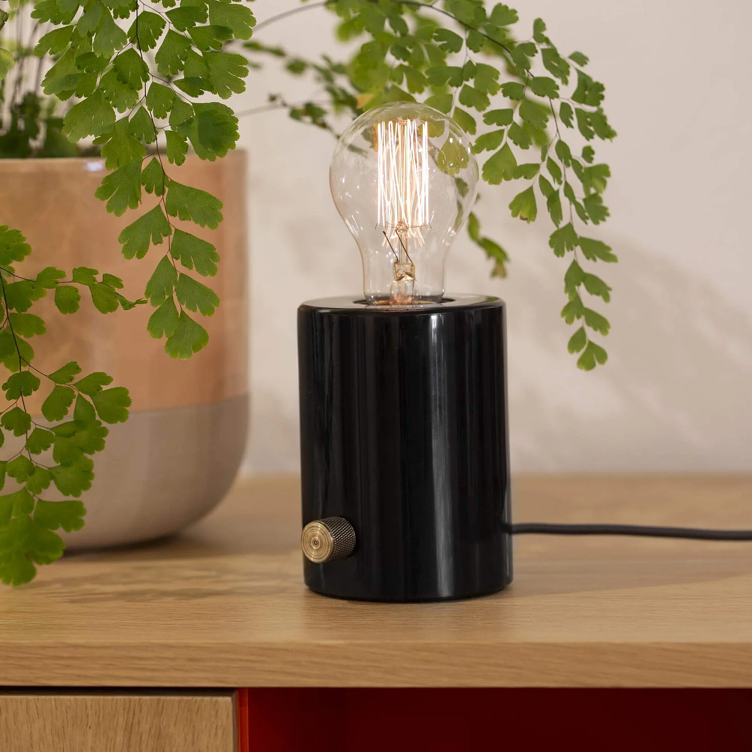 Tafellamp - Zwart marmer - 1