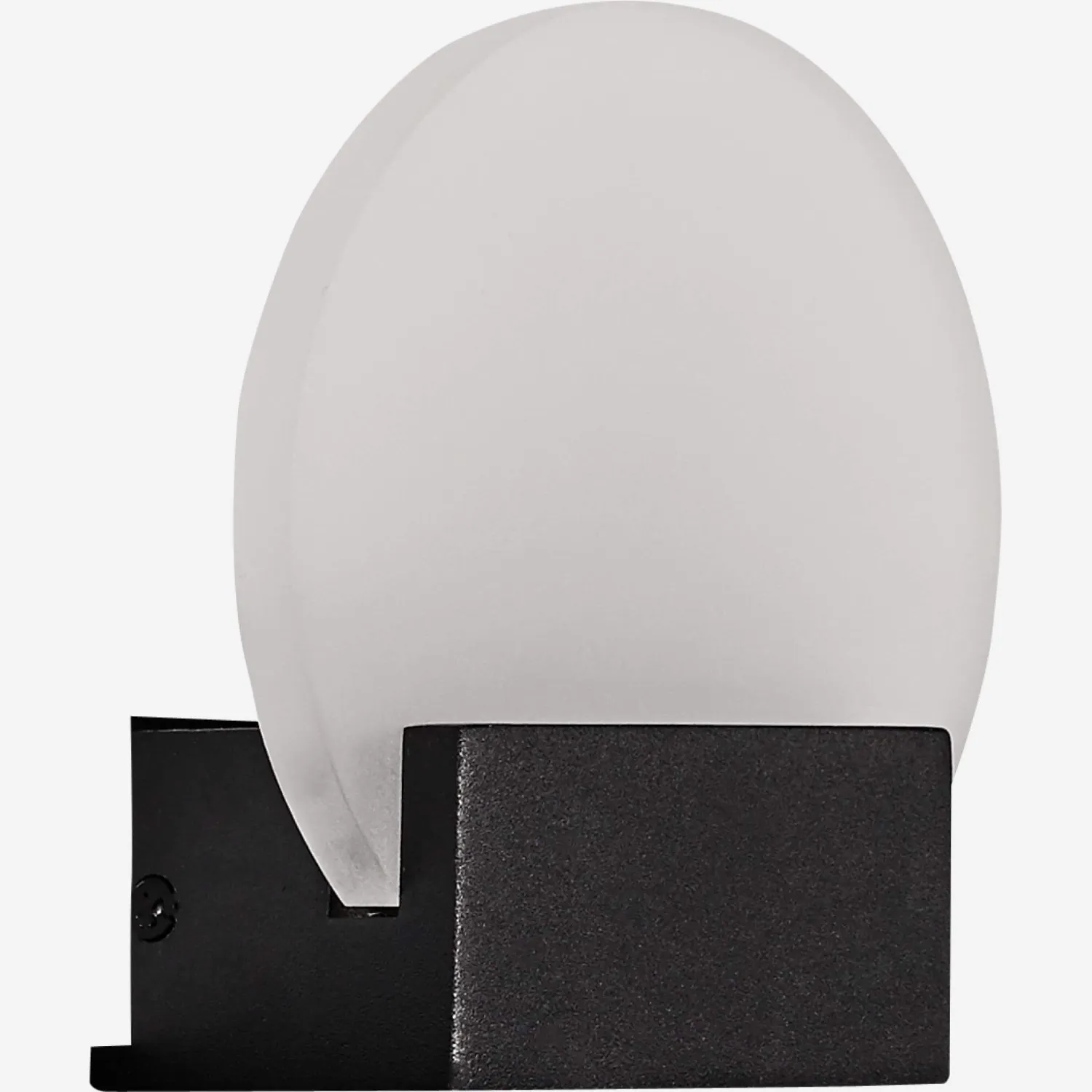 Applique ronde noire