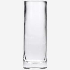 Vaso cilindrico 20 cm in vetro trasparente