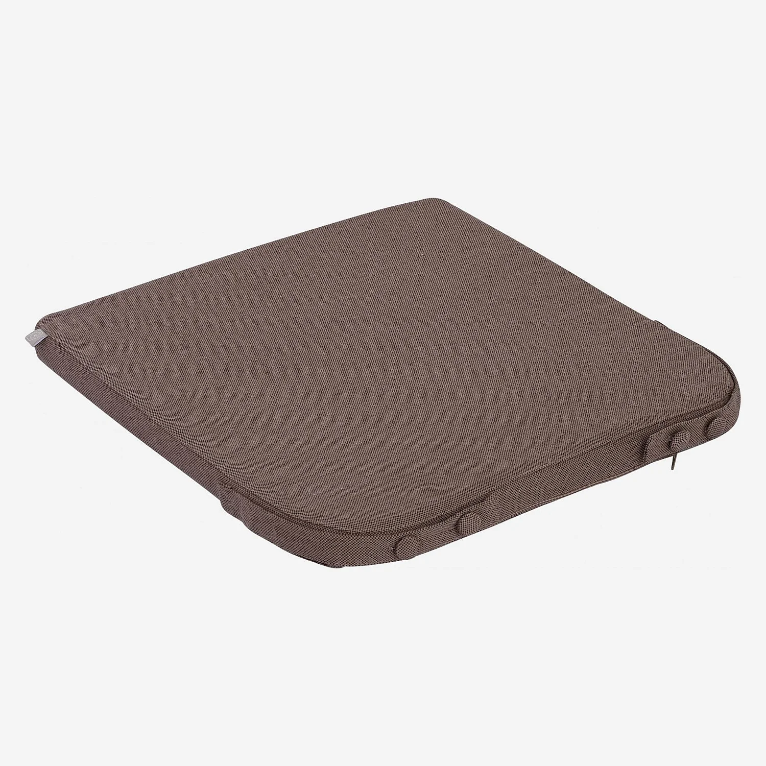 Galette de chaise 40x40cm taupe - 2