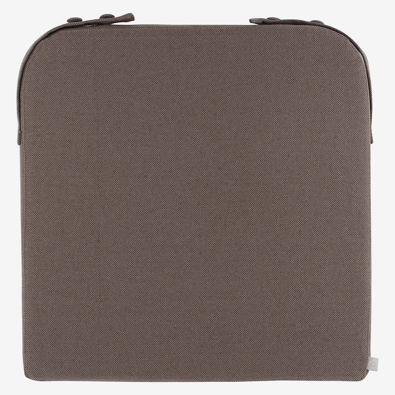 Galette de chaise 40x40cm taupe - 1