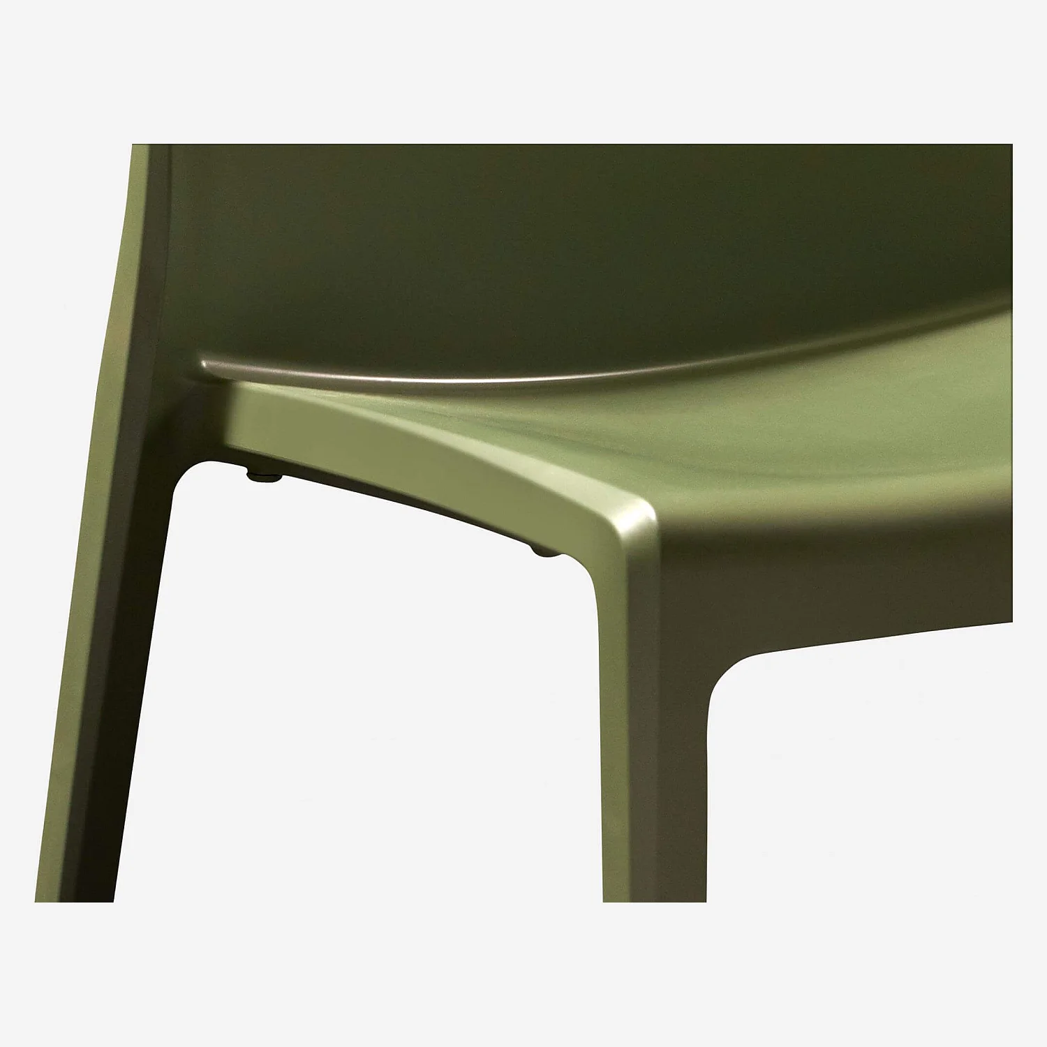 Chaise de jardin en polypropylène et fibre de verre - Vert - 2