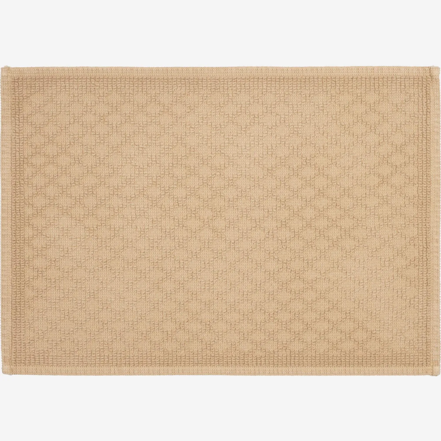 Tapis de bain en coton - 50 x 70 cm - Taupe