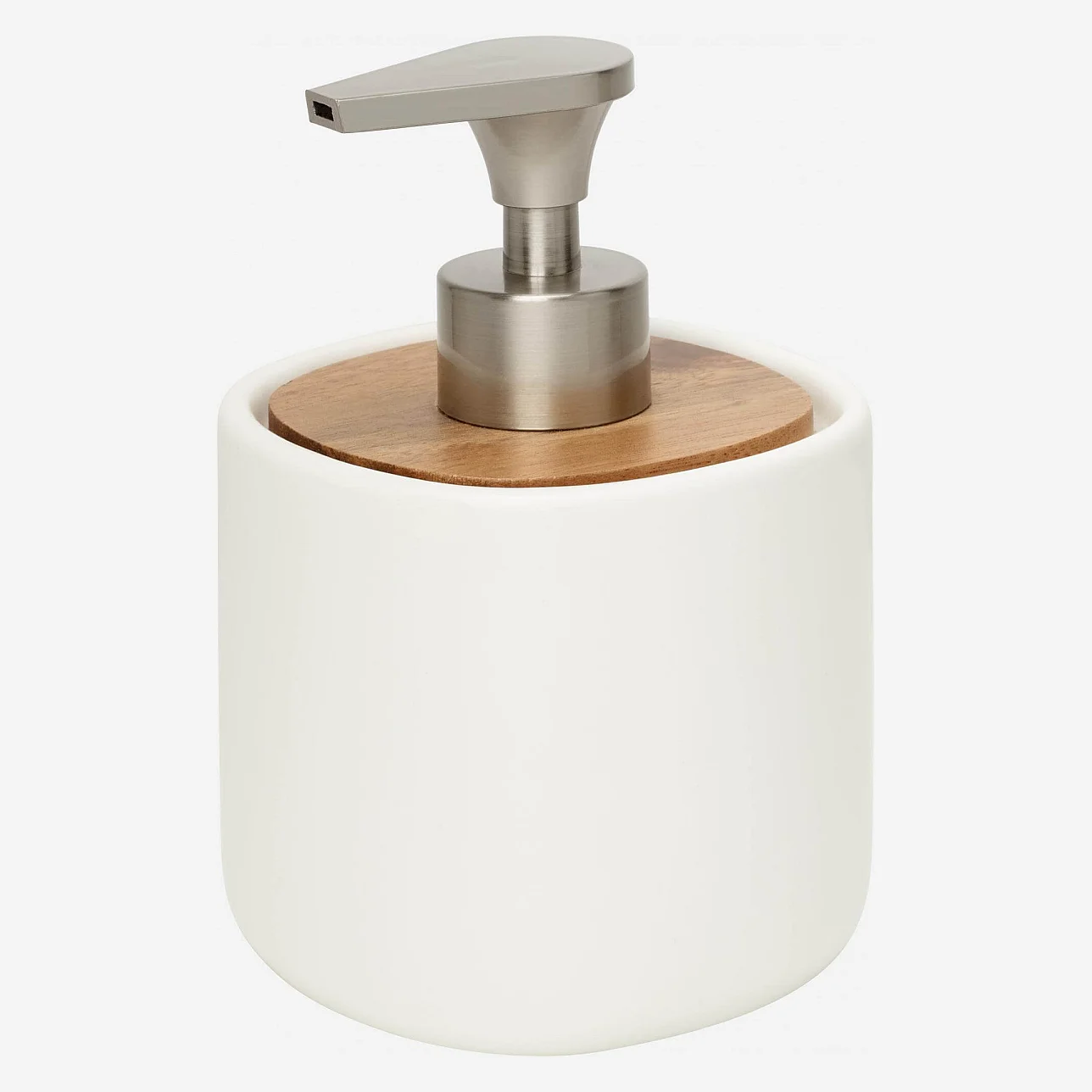 Distributeur à savon - Céramique et Bois - 2