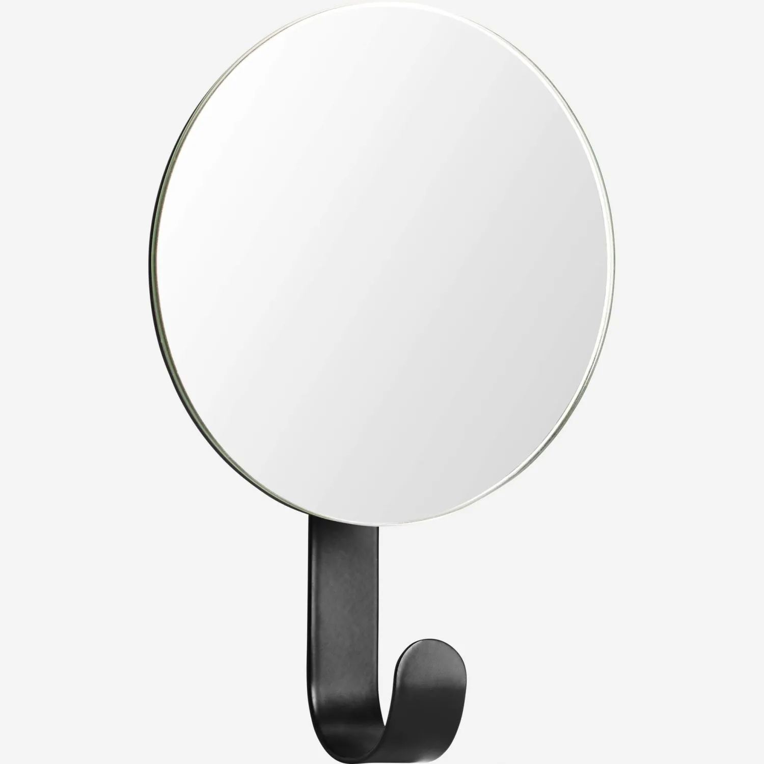 Patère - Miroir - Métal - Noir