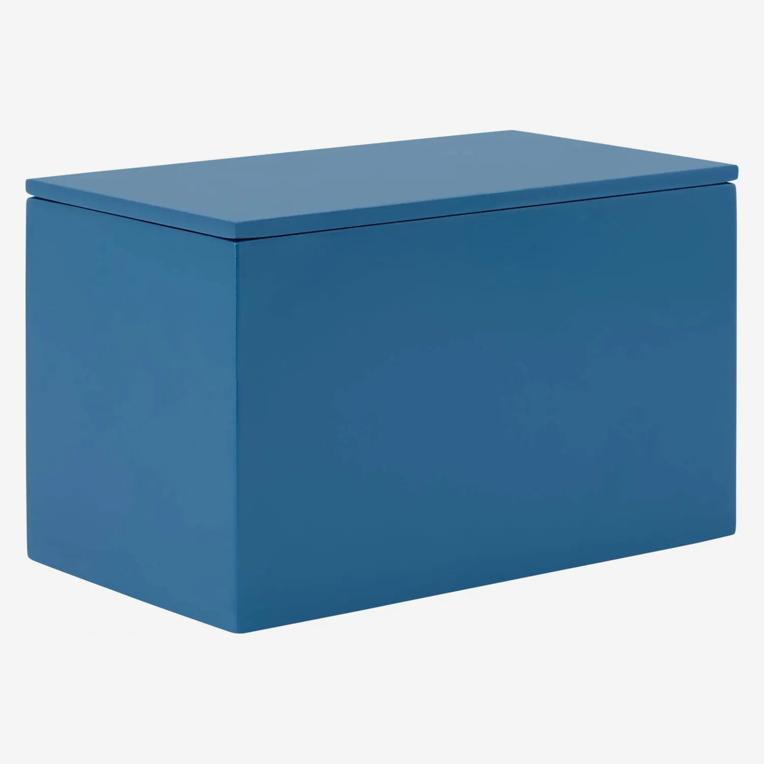 Caja - Madera lacada - Azul - 1