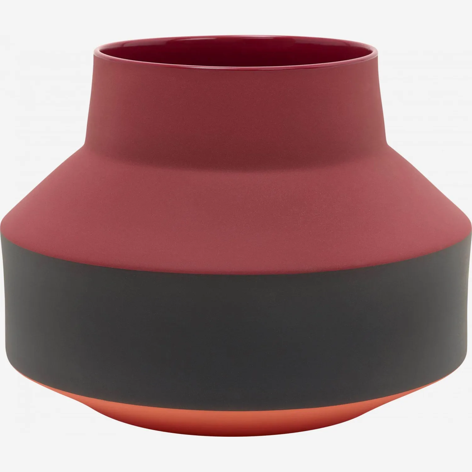 Vase - Grès - Bordeaux - Design by Myriam Mortier