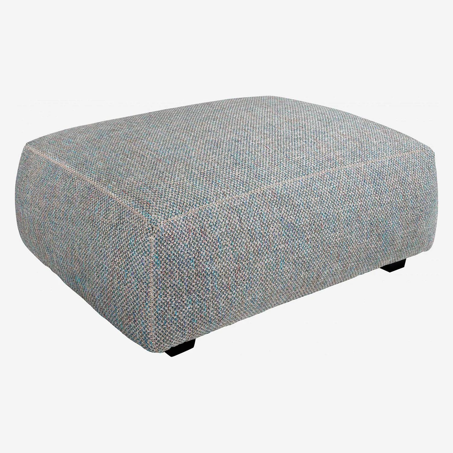 Repose-pieds en tissu Bellagio - Bleu céleste - 1