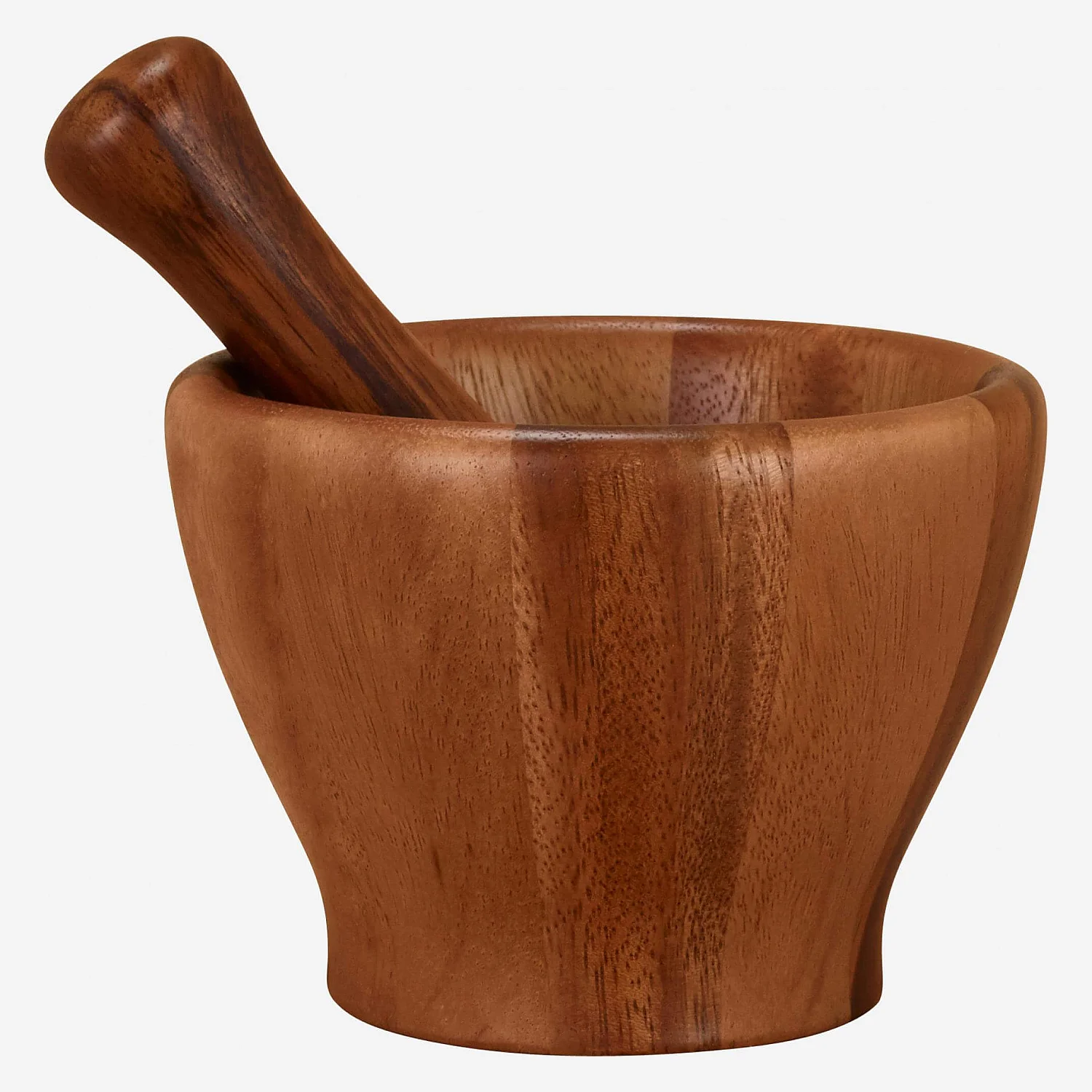 Mortier et pilon en bois d'acacia - 2