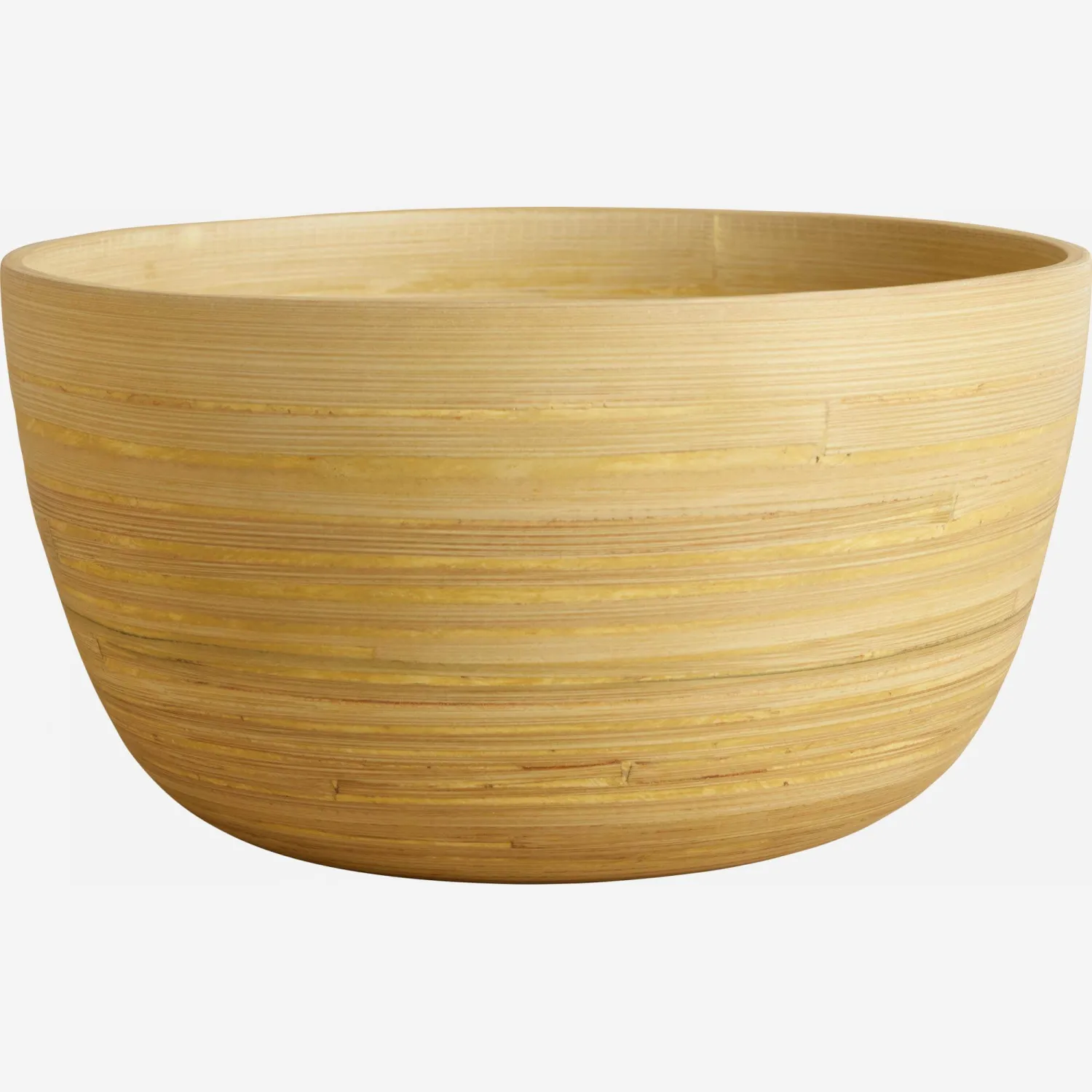Bol en bambou - 22 cm - Naturel