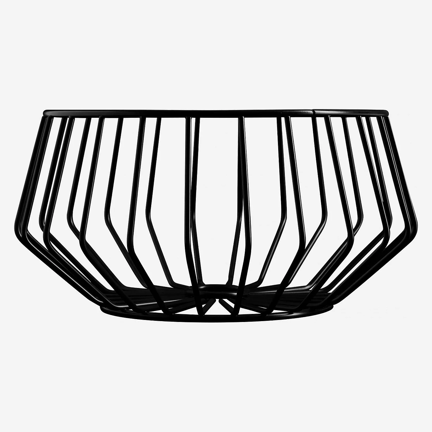 Corbeille Métal - 27 cm - Noire - 3