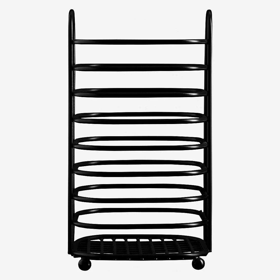 Besteckhalter aus Metall, schwarz - 4