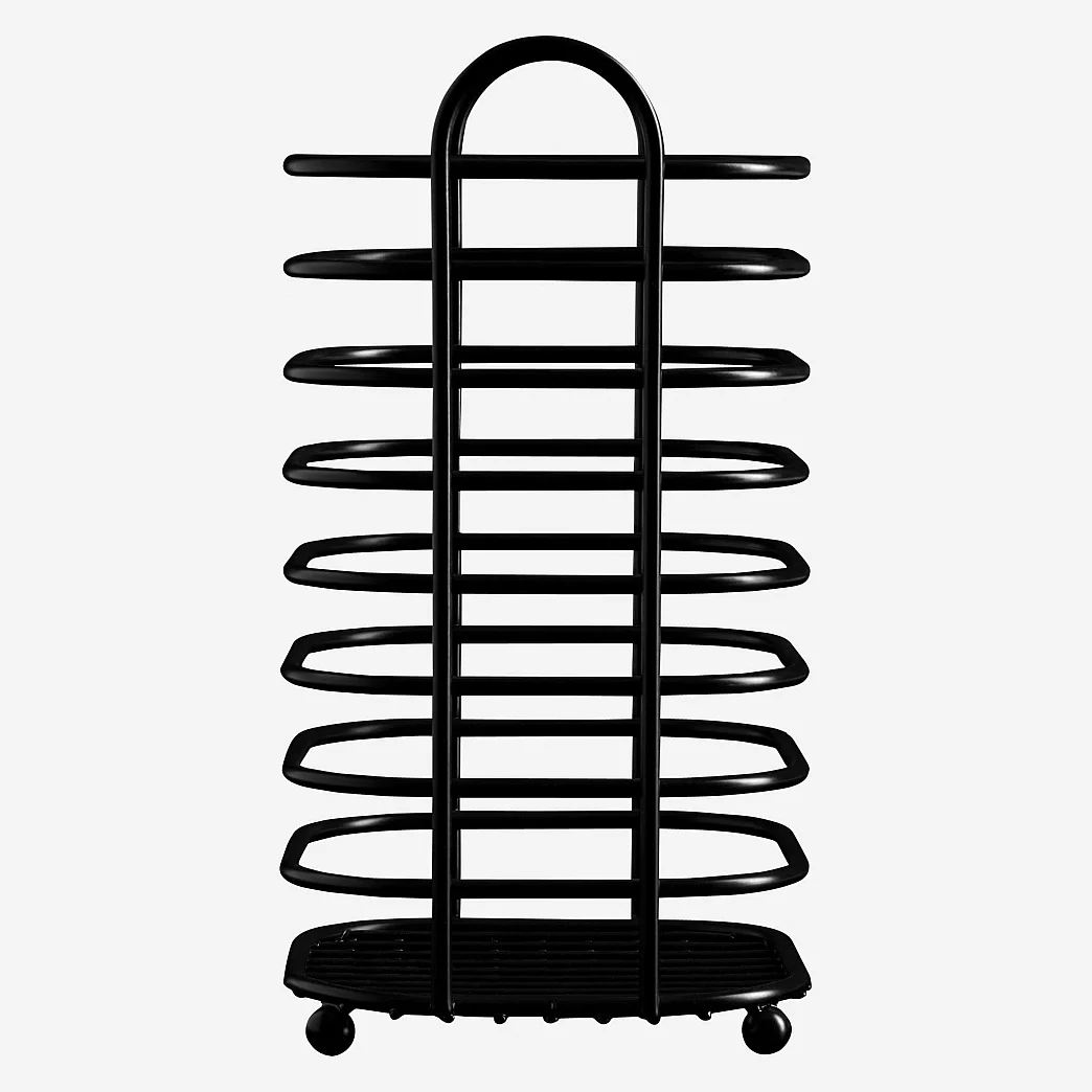 Besteckhalter aus Metall, schwarz - 5