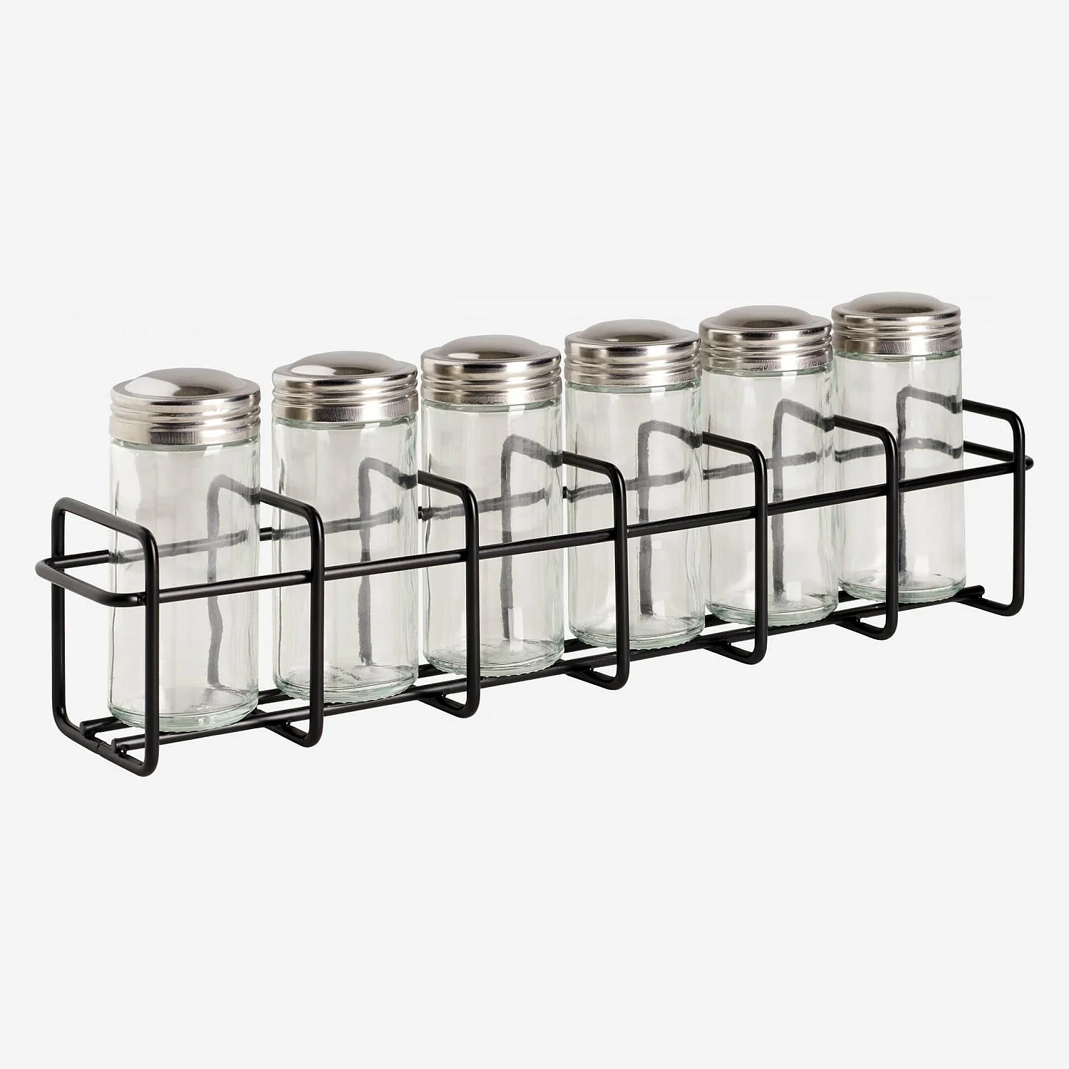 Kruidenrekje van metaal - Zwart - 4