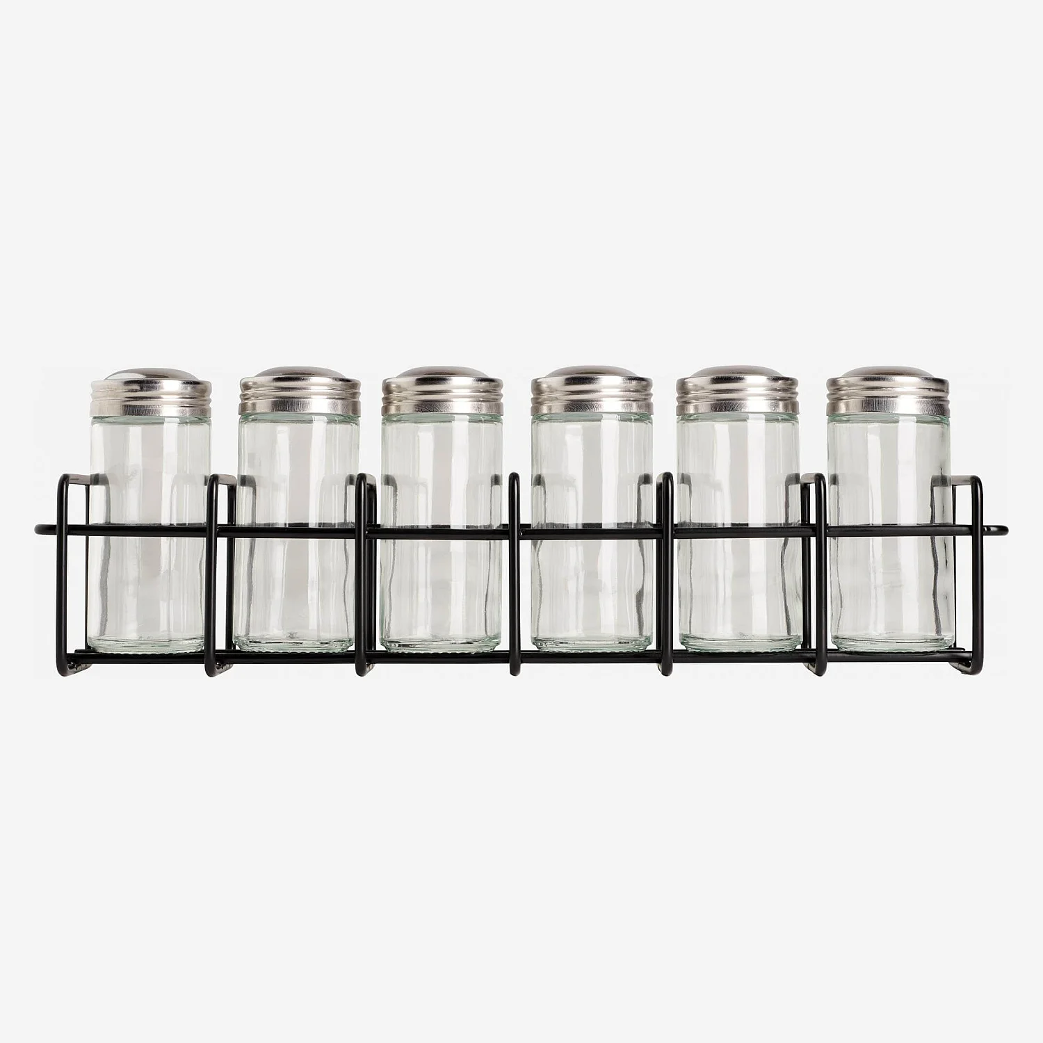 Kruidenrekje van metaal - Zwart - 5